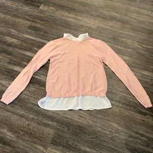 Pink Sweater Shirt